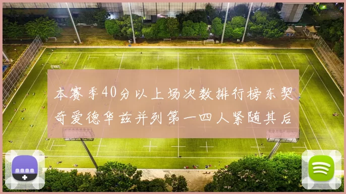 本赛季40分以上场次数排行榜东契奇爱德华兹并列第一四人紧随其后